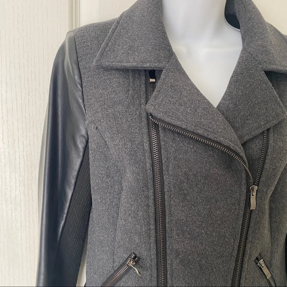 Lady Dutch high society biker style jacket faux leather - Picture 9 of 12